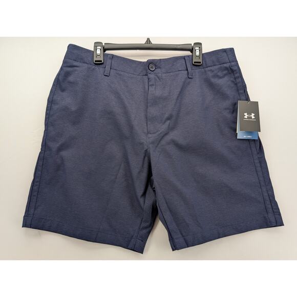 NWT Under Armour UA Iso-Chill Airvent Men's 9" Shorts in Midnight Navy size 38" - Picture 1 of 6